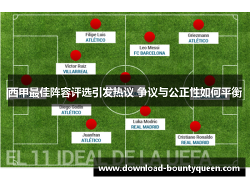 西甲最佳阵容评选引发热议 争议与公正性如何平衡